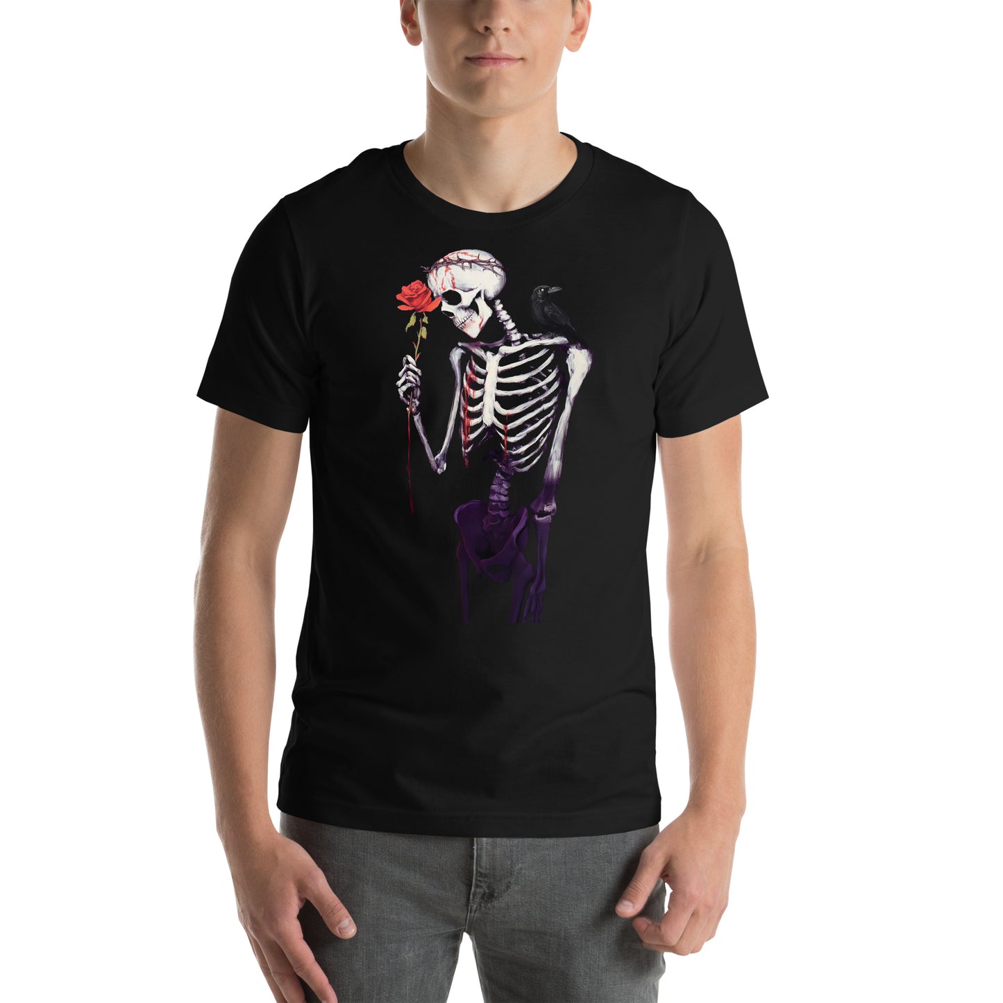 Grim Harmony “Eternal Bloom” T-shirt – Gothic Elegance and Symbolic Art